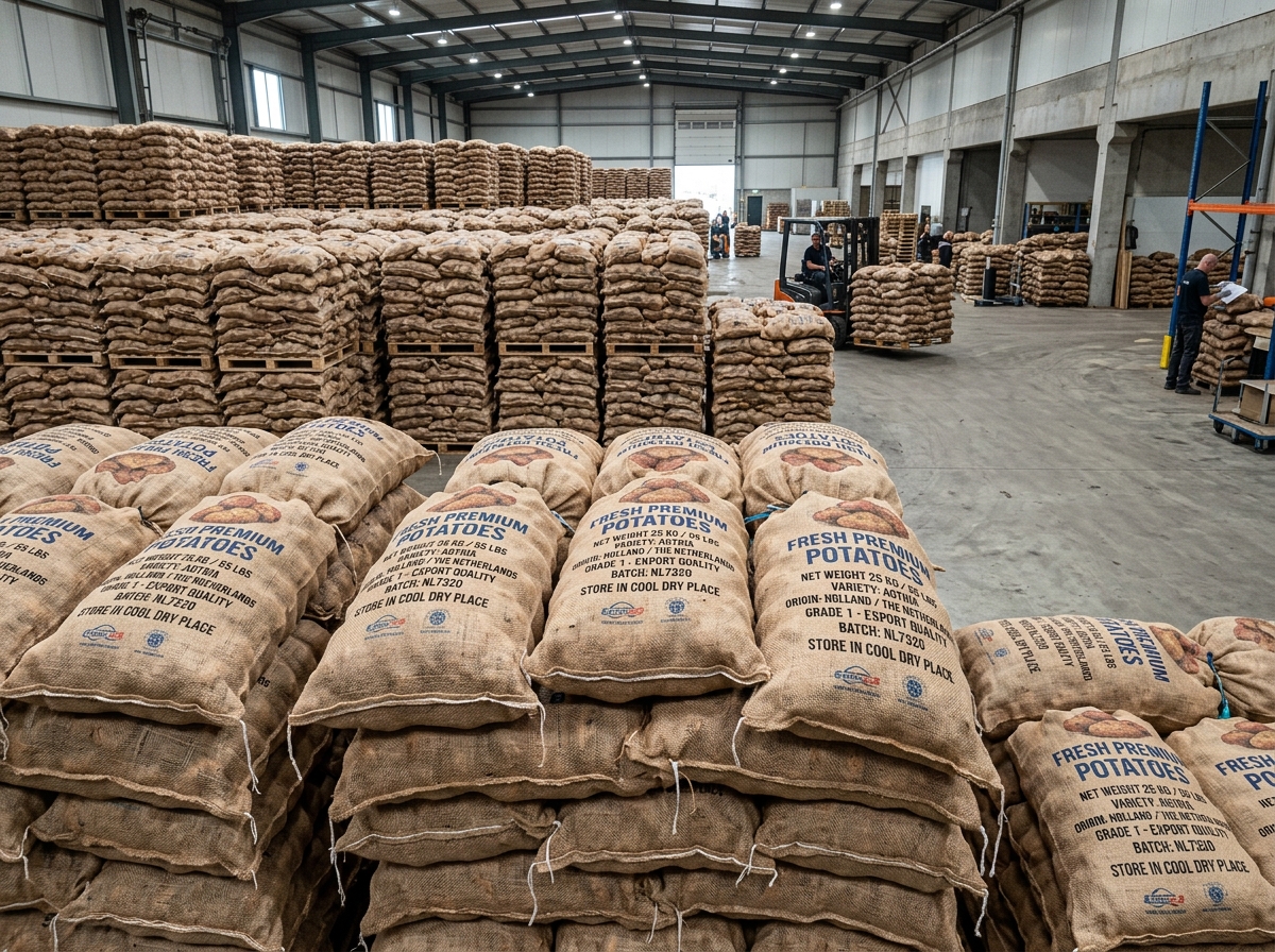 Fresh Potato Harvest & Sorting